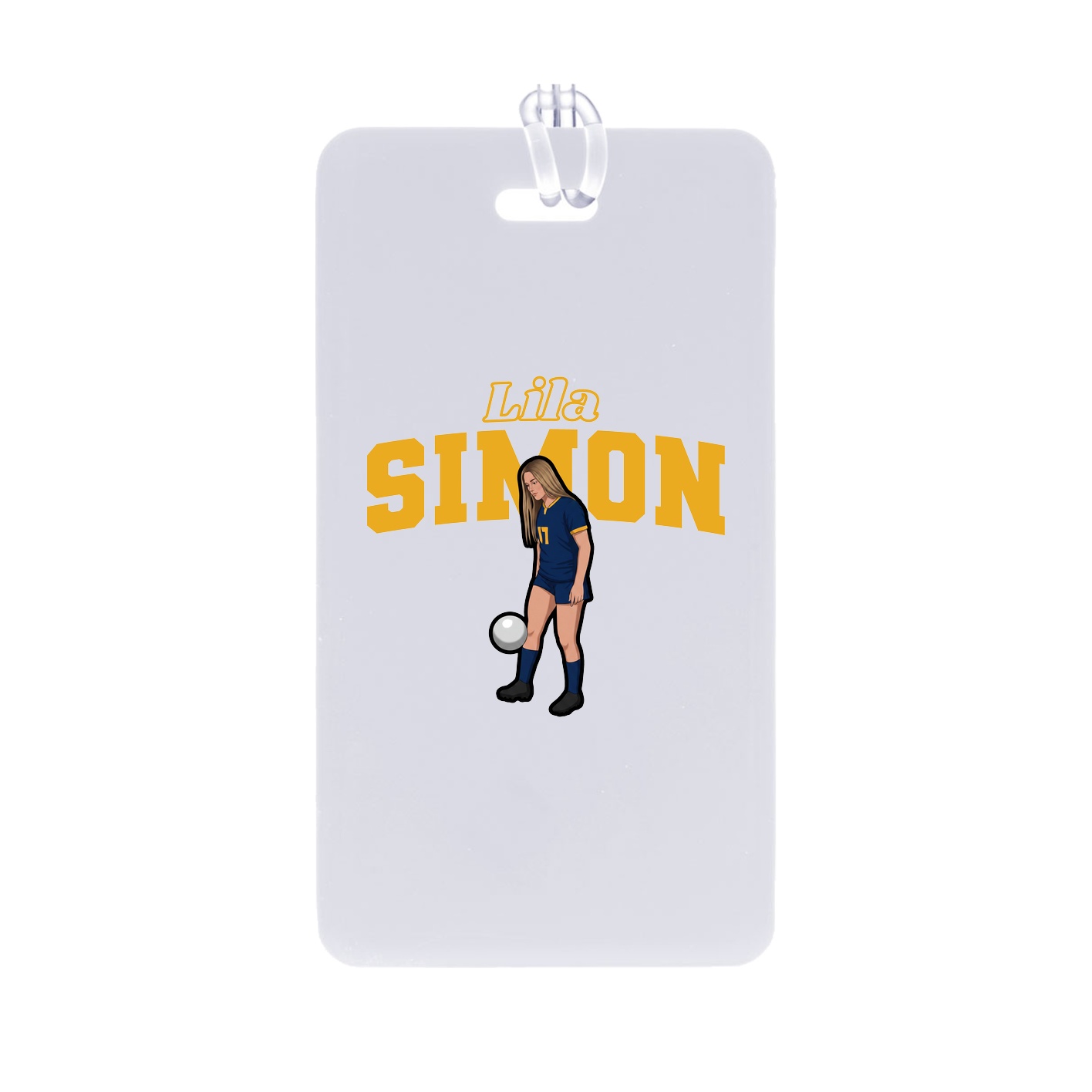 Bag Tag — Name Arch in Classic
