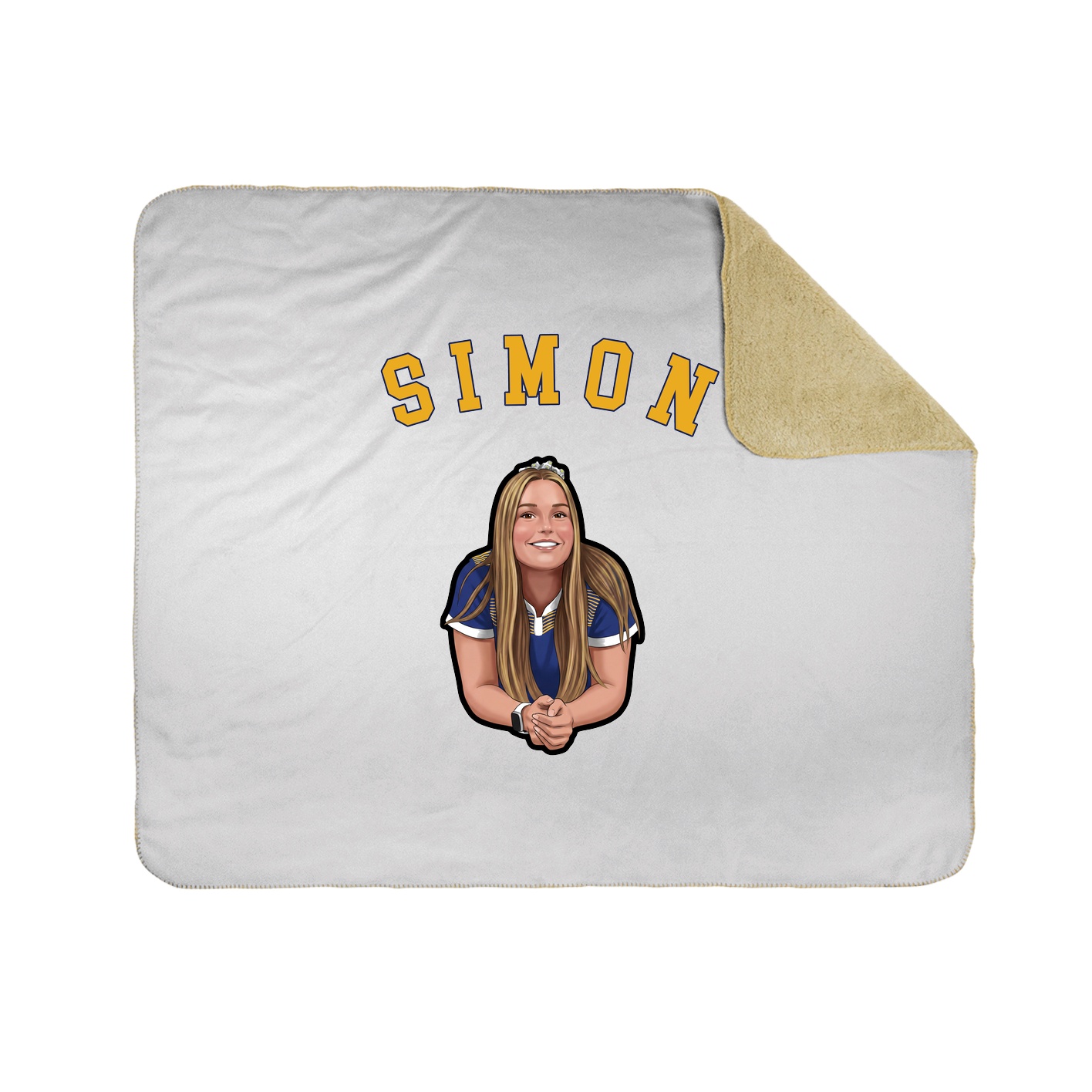 Throw Blanket — Shirsey Arch in White