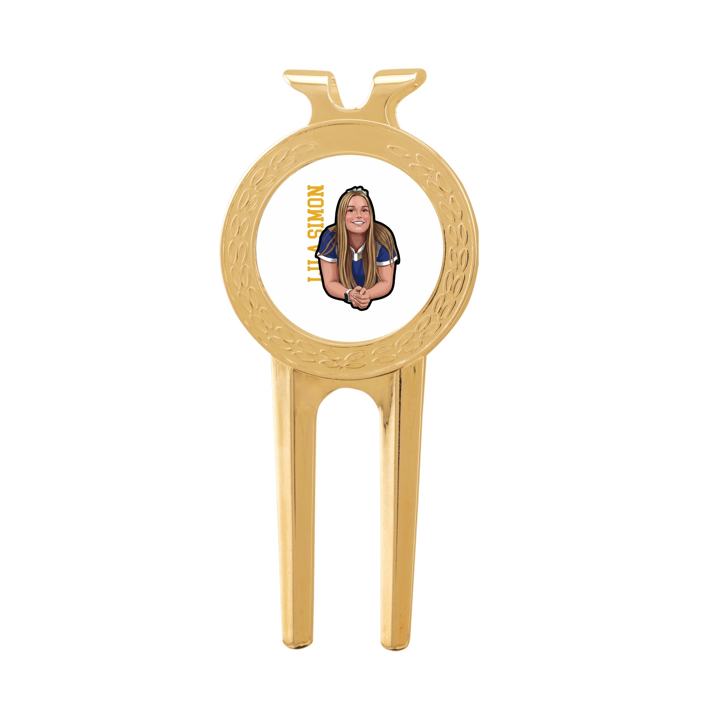 Divot Tool with Ball Marker — Name Vertical in Classic