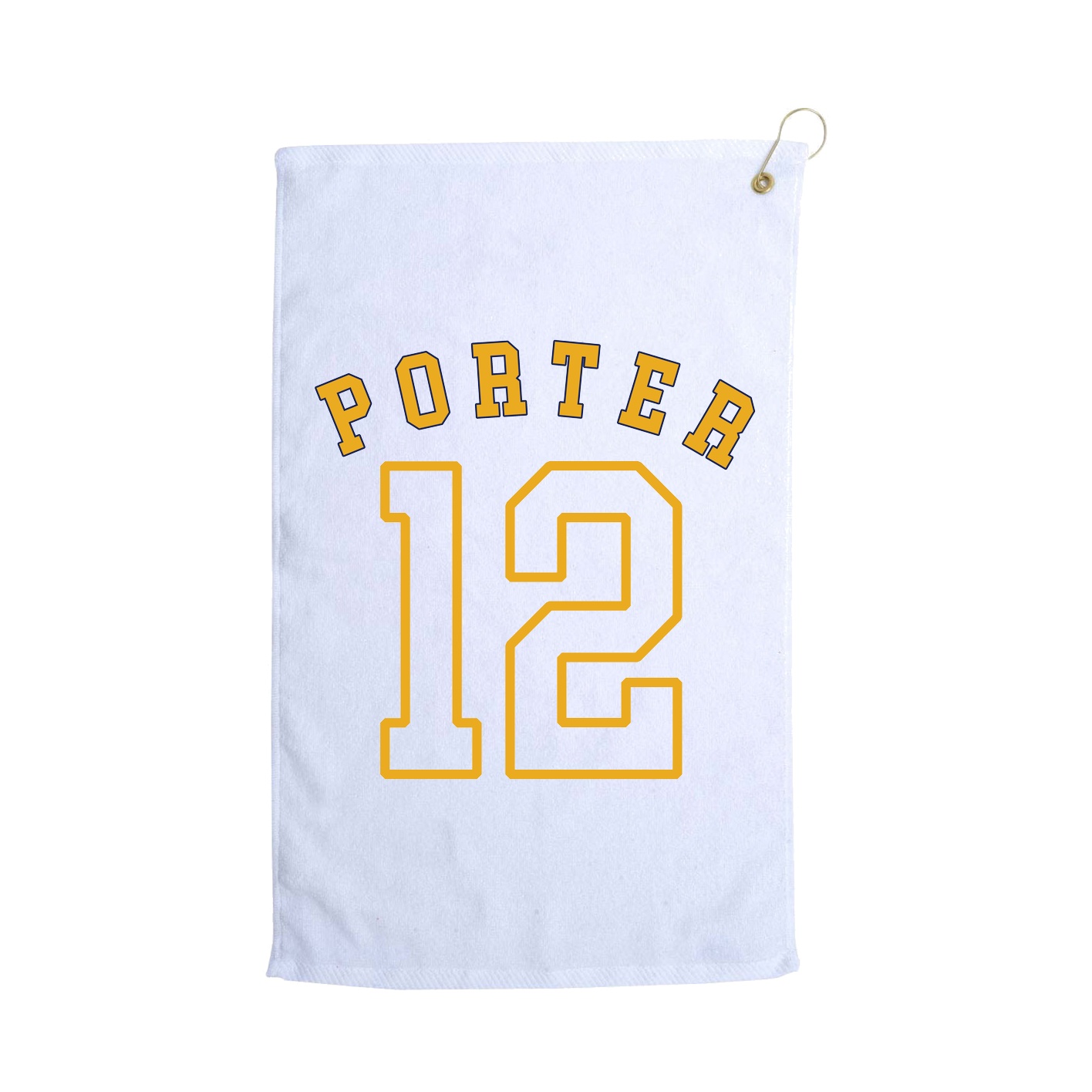 Golf Towel — Shirsey Arch in White