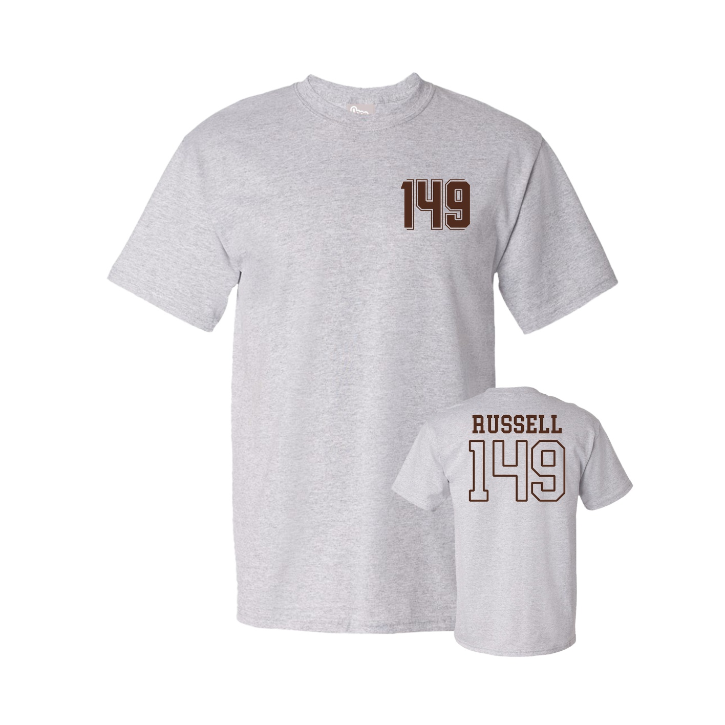 Tee — Chest Back in Grey