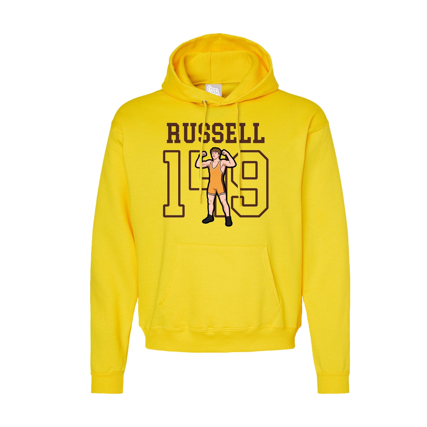 Hoodie — Shirsey in Yellow