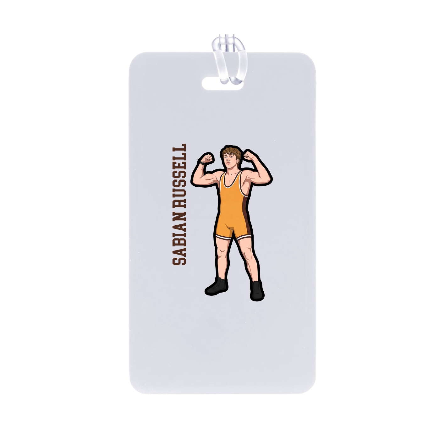 Bag Tag — Name Vertical in Classic