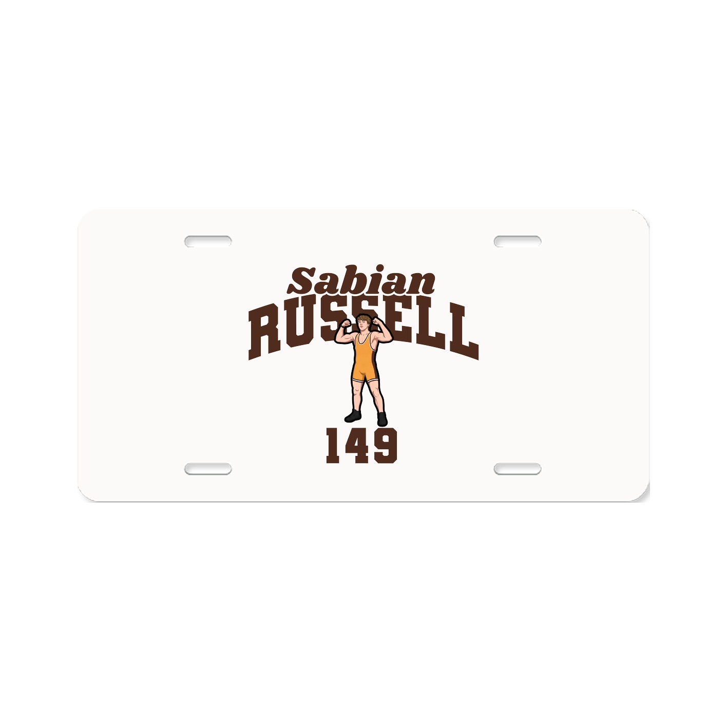 License Plate — Signature Arch in Classic