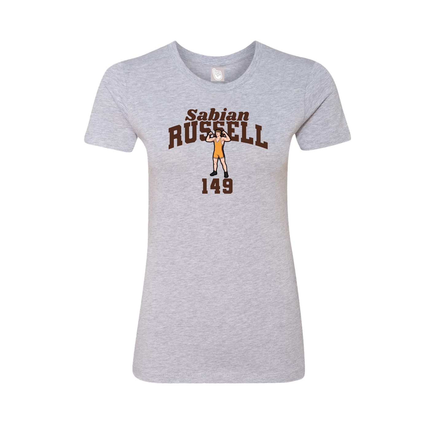 Womens Tee — Signature Arch in Grey