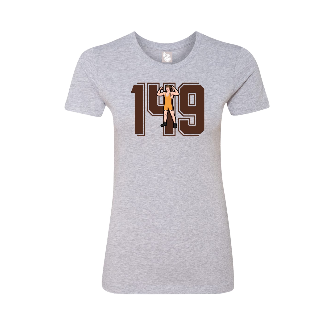 Womens Tee — Number in Grey