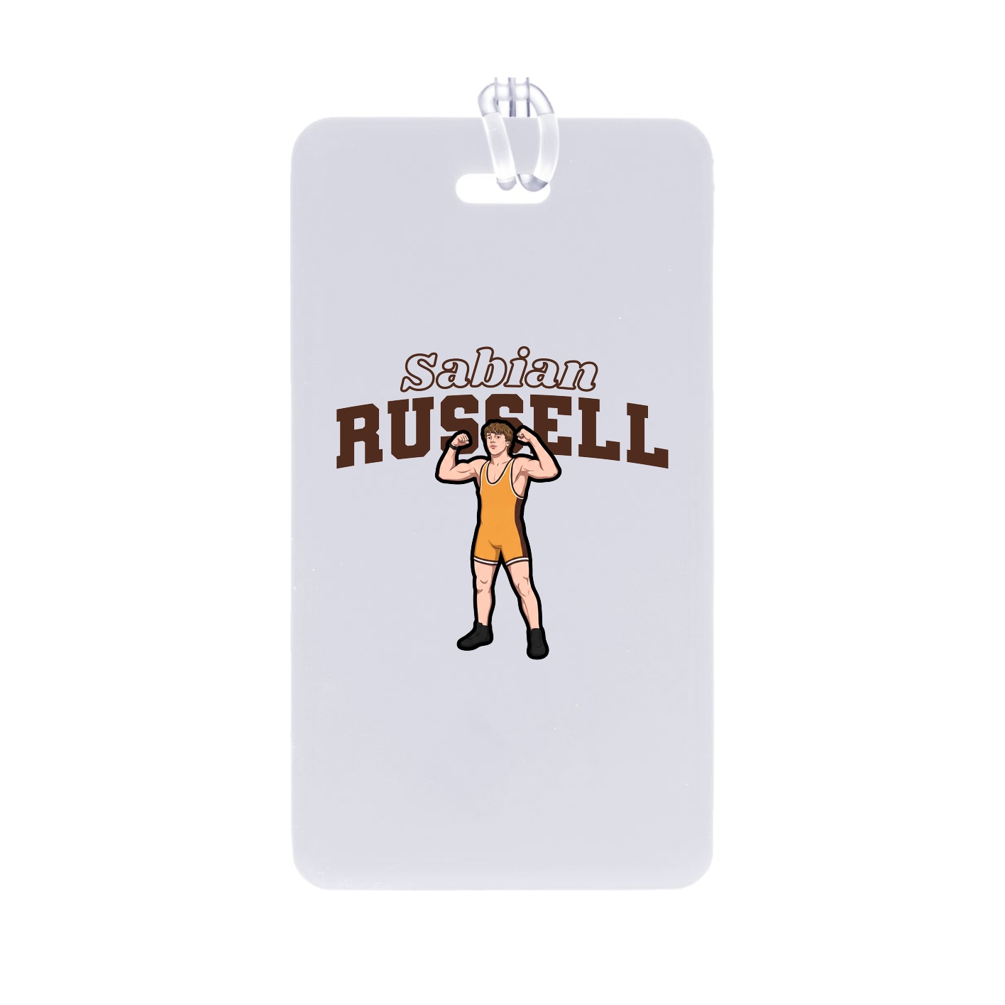 Bag Tag — Name Arch in Classic