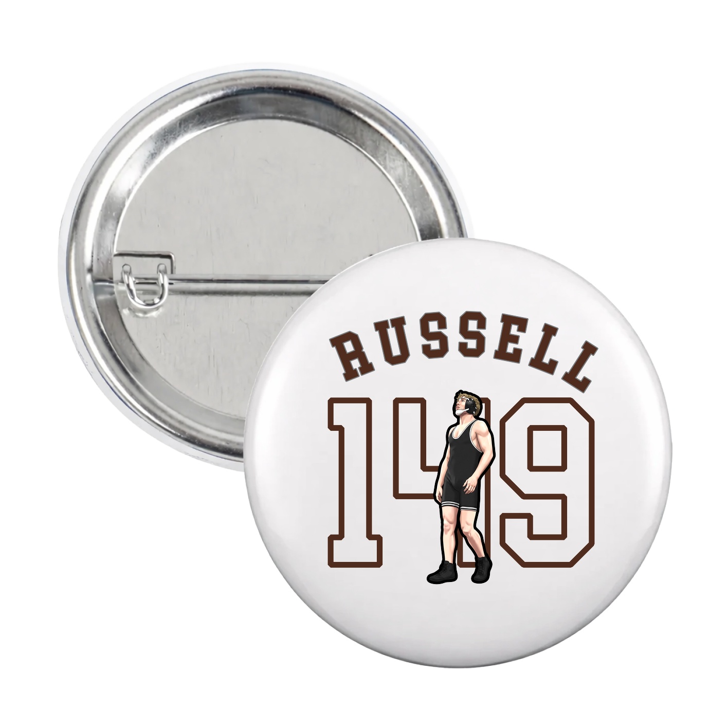 Game Day Button — Shirsey Arch in White