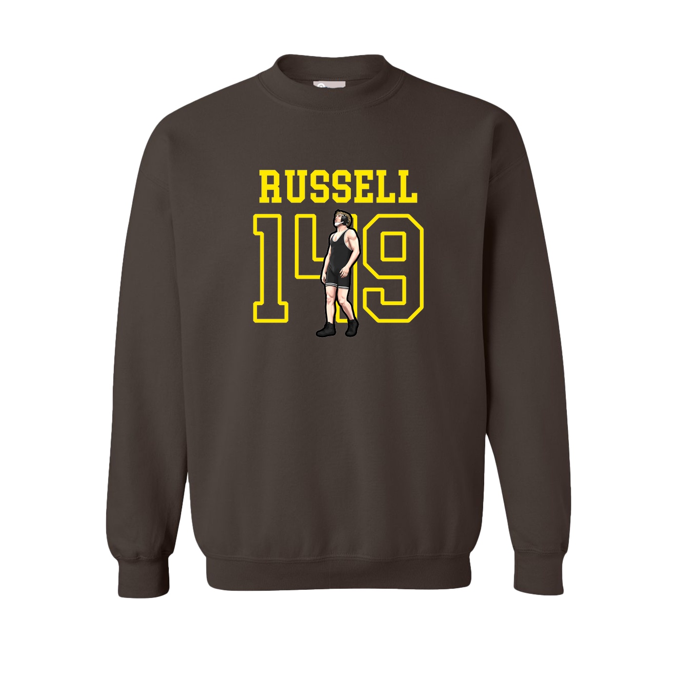 Fleece Crew — Shirsey in Brown