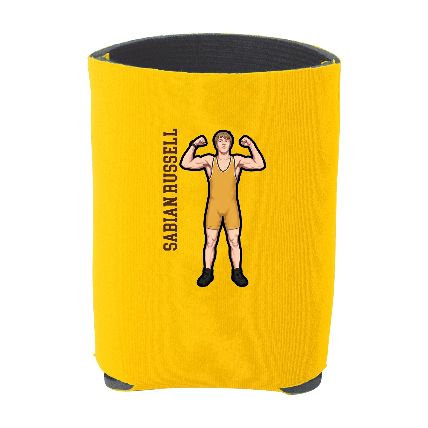 Can Holder — Name Vertical in Yellow