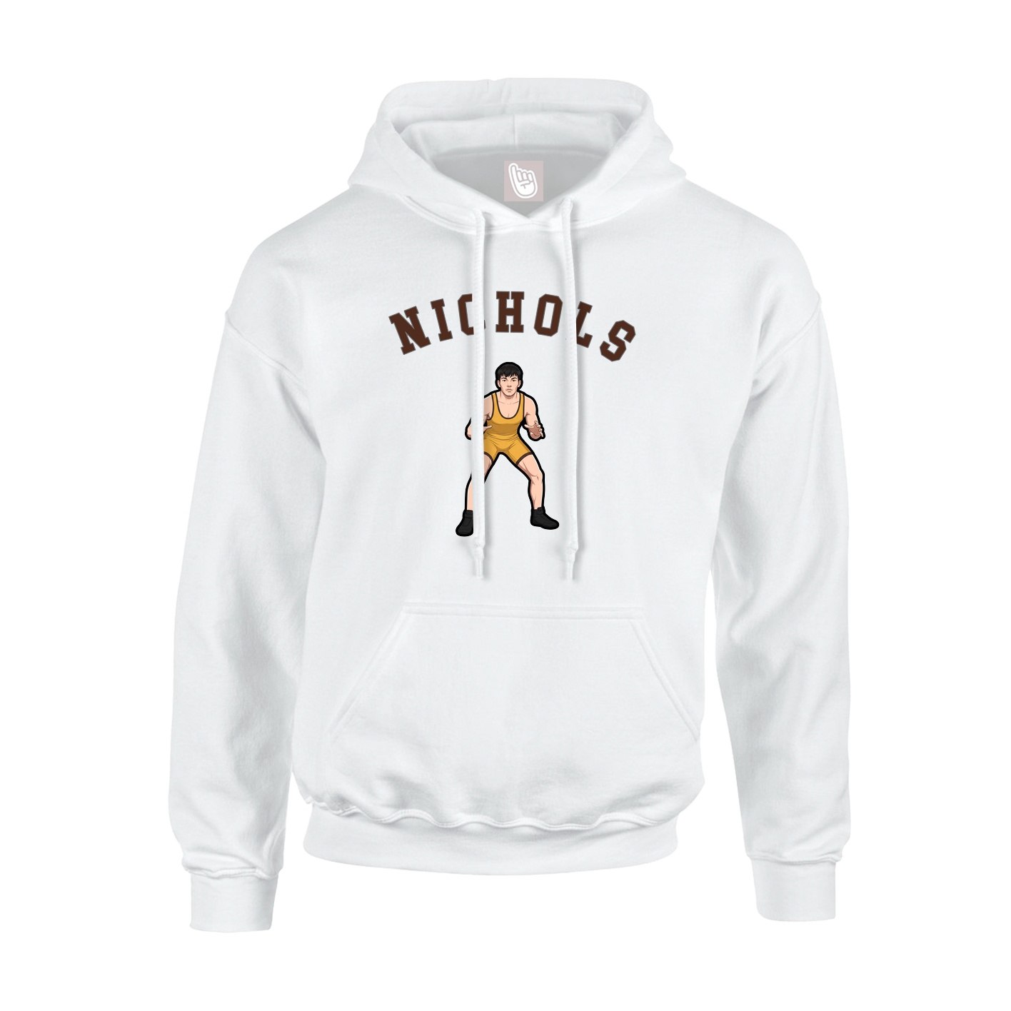 Hoodie — Shirsey Arch in White