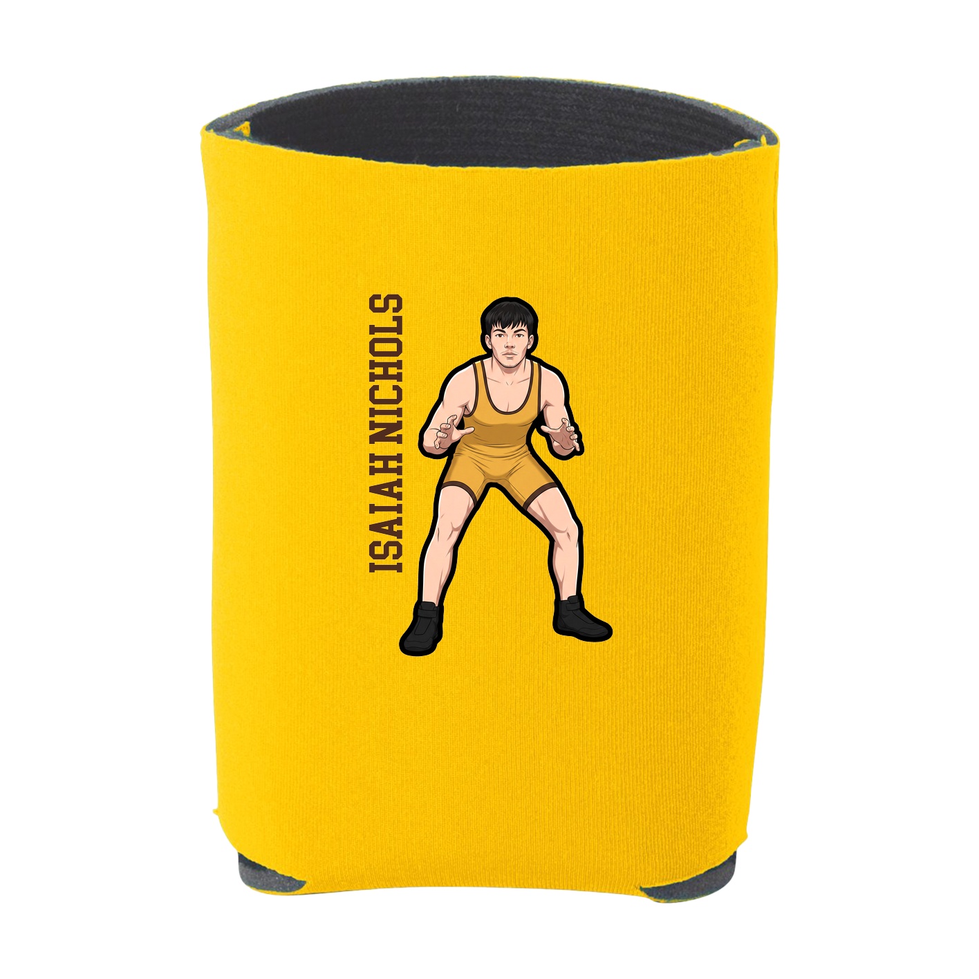 Can Holder — Name Vertical in Yellow