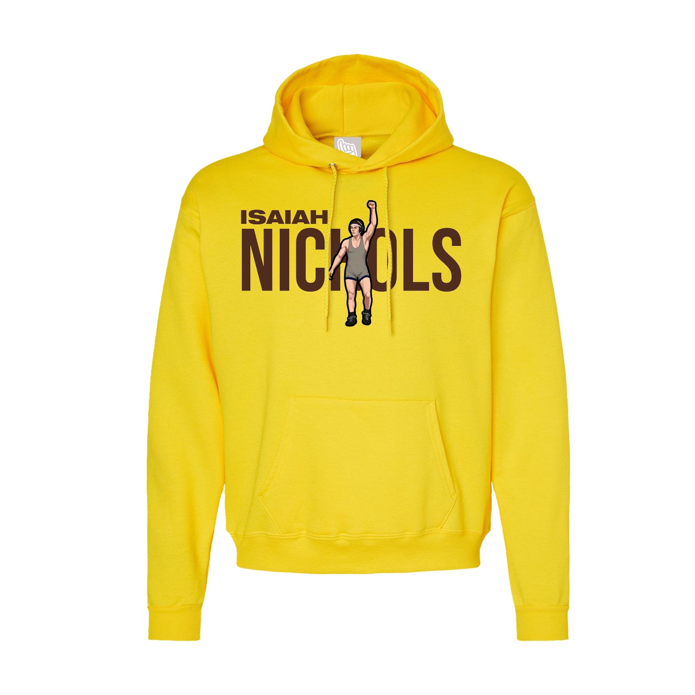 Hoodie — Player Name in Yellow