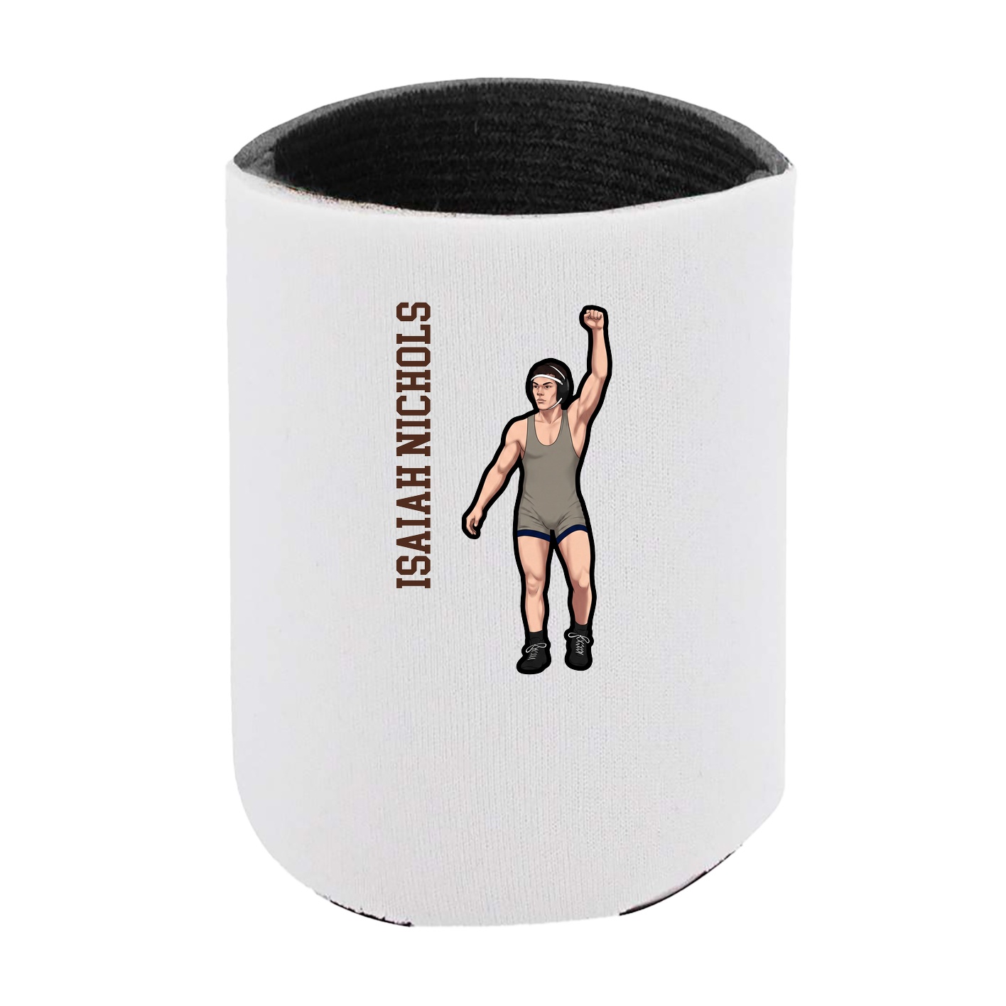 Can Holder — Name Vertical in White