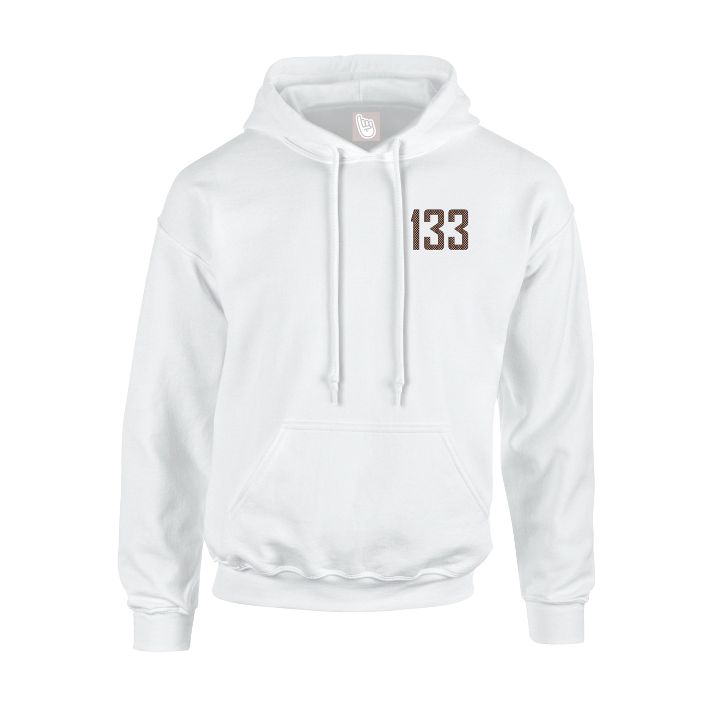 Youth Hoodie — Front Shirsy in White