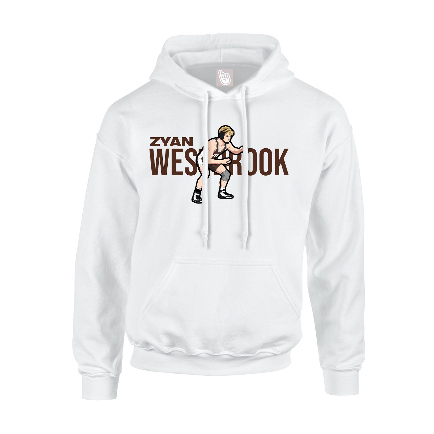 Hoodie — Player Name in White