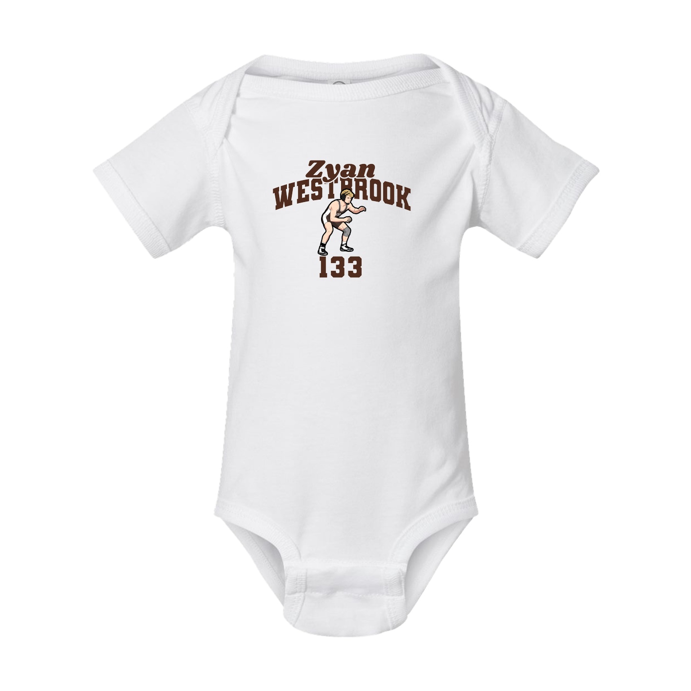 Baby Onesie — Signature Arch in White