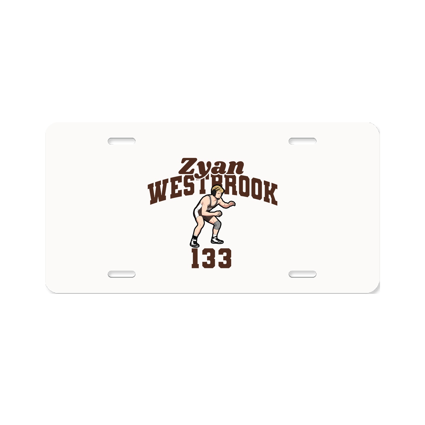 License Plate — Signature Arch in Classic