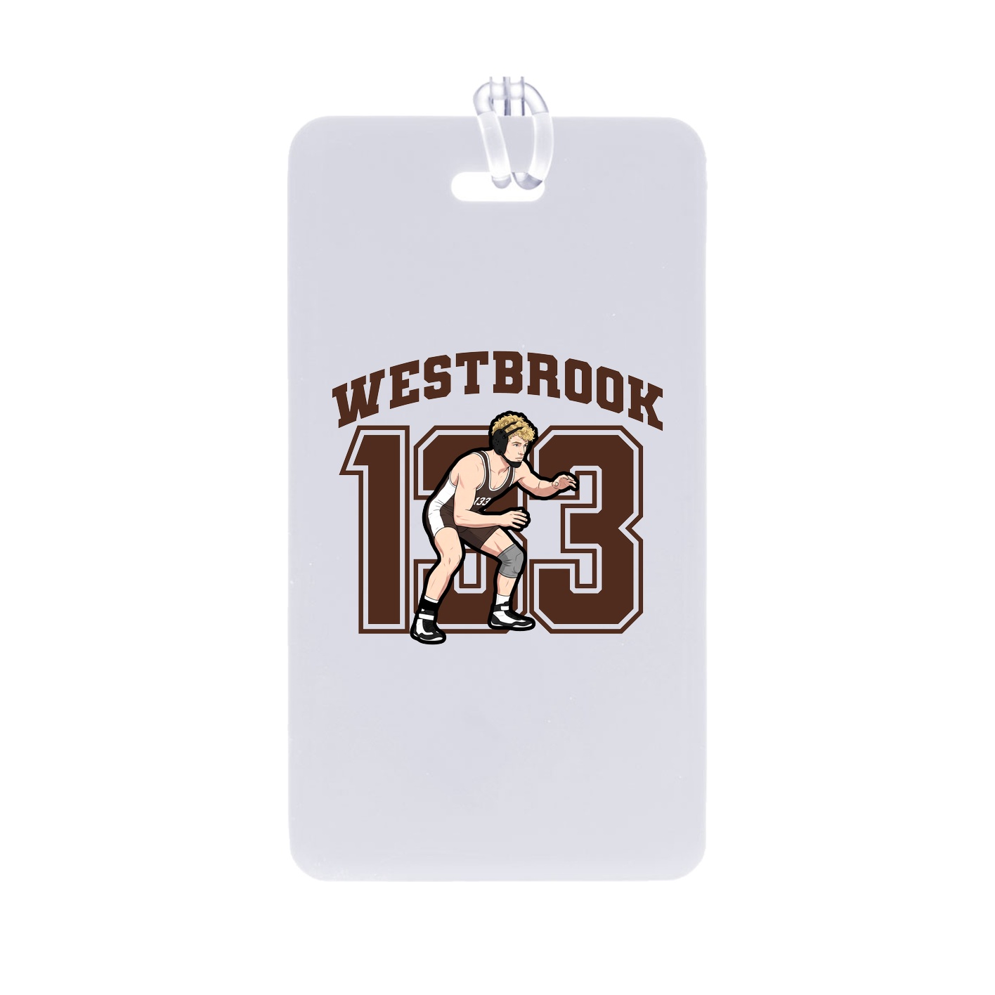 Bag Tag — Number in Classic