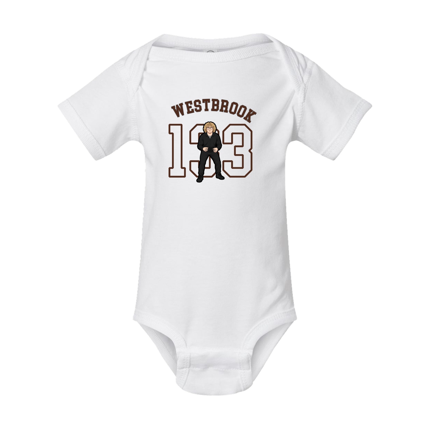 Baby Onesie — Shirsey Arch in White