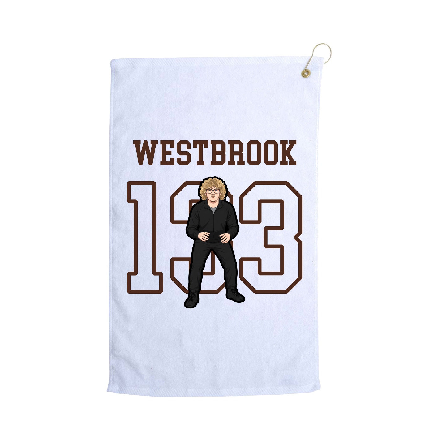 Golf Towel — Shirsey in White