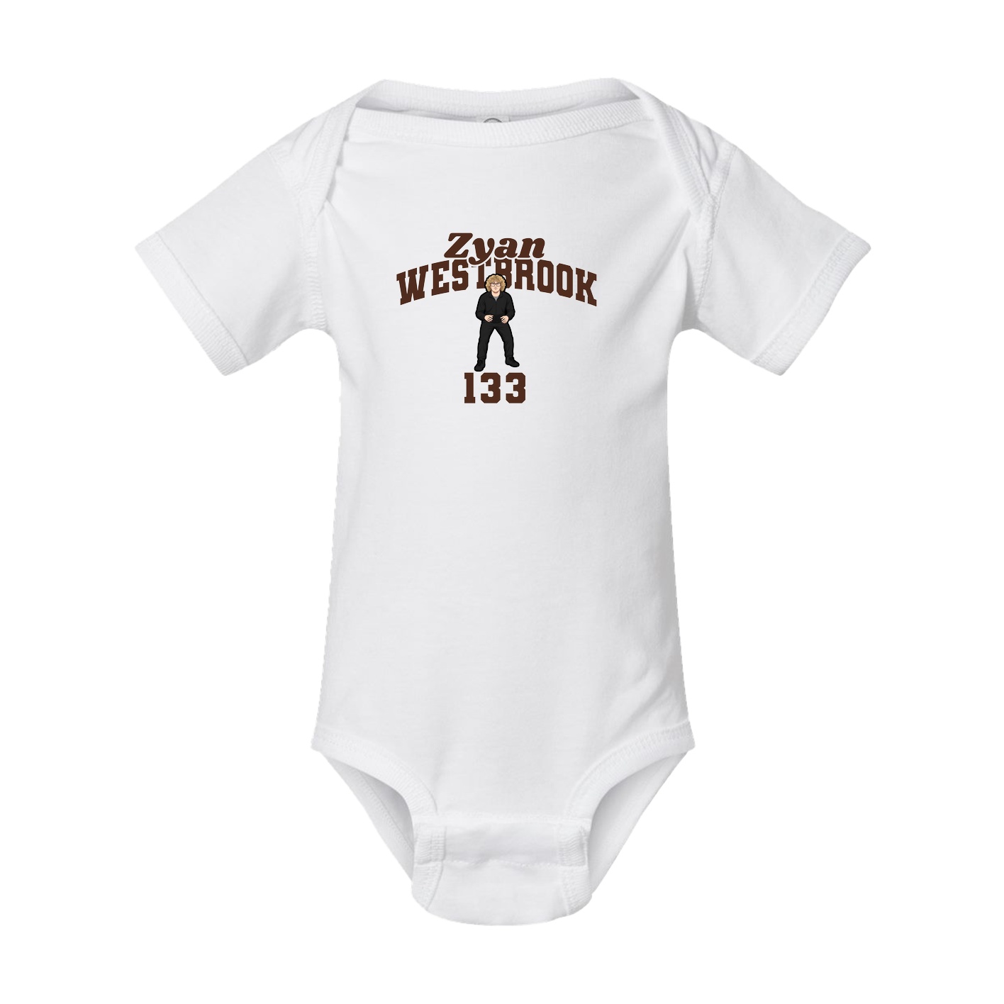 Baby Onesie — Signature Arch in White