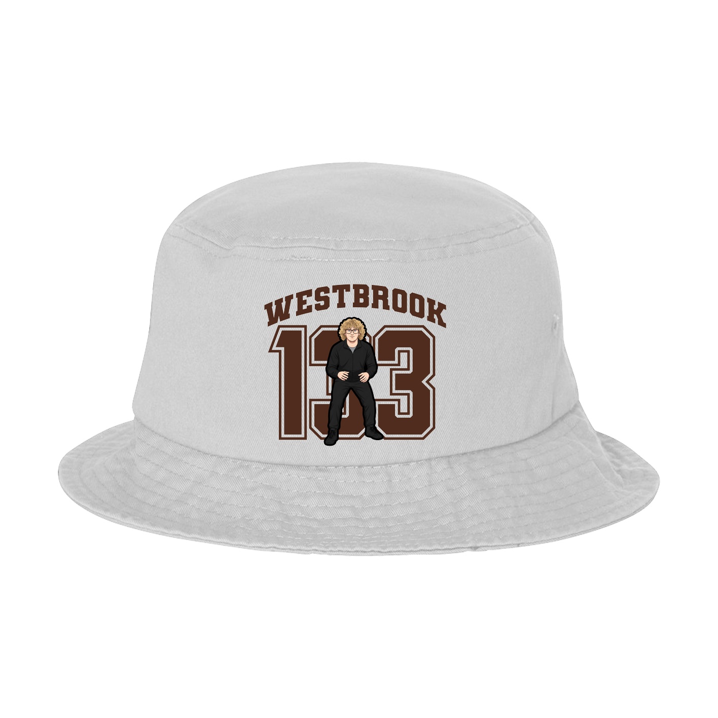 Bucket Cap — Number in White