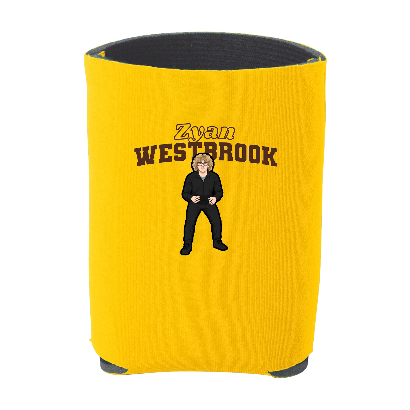 Can Holder — Name Arch in Yellow