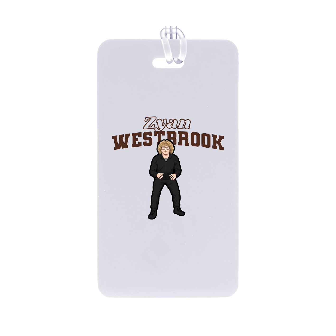 Bag Tag — Name Arch in Classic