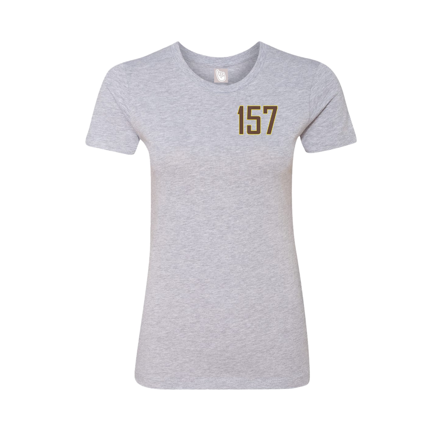 Womens Tee — Front Shirsy in Grey
