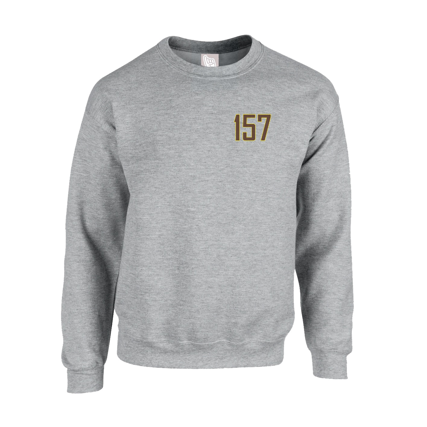 Fleece Crew — Front Shirsy in Grey