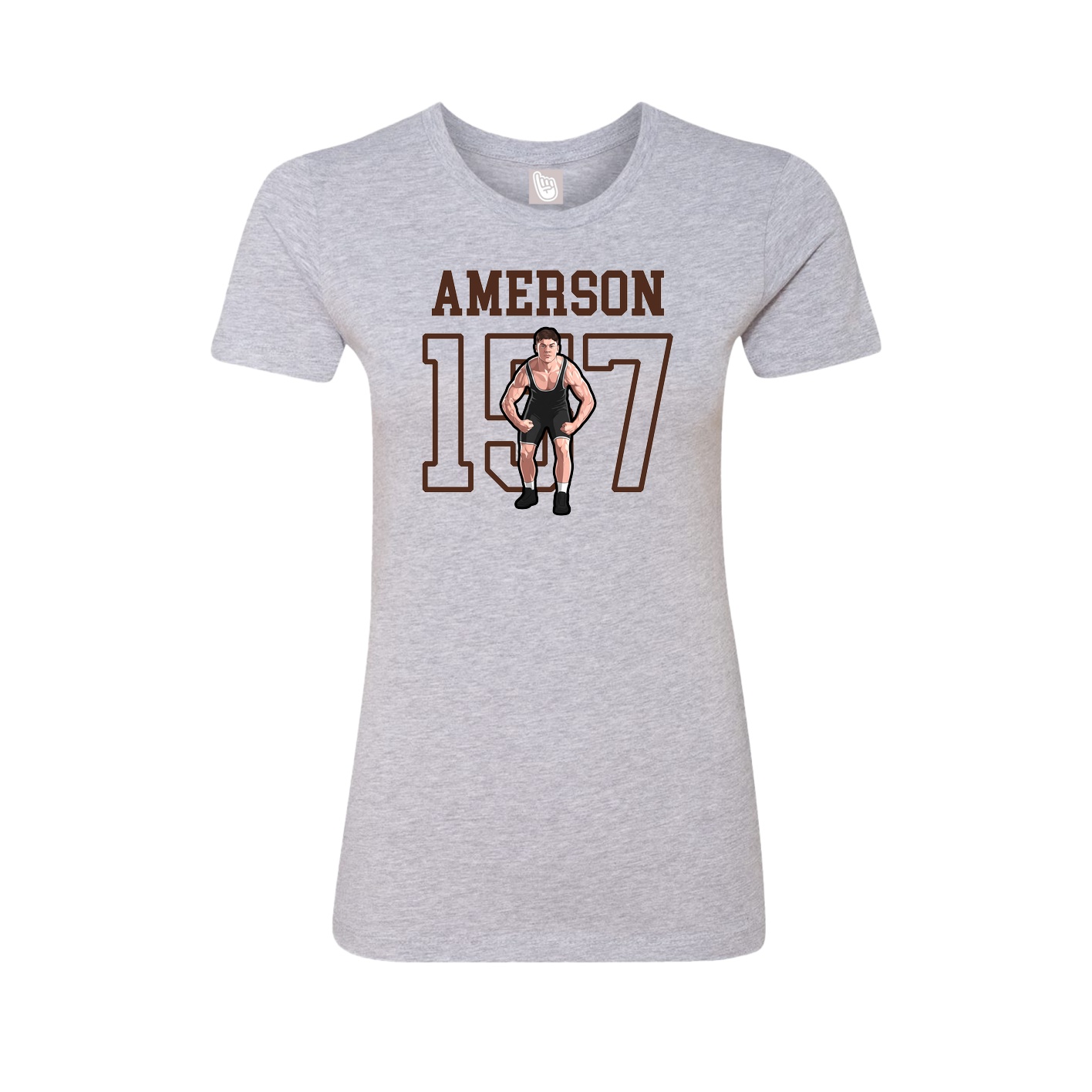 Fitted Women's Tee — Shirsey in Grey