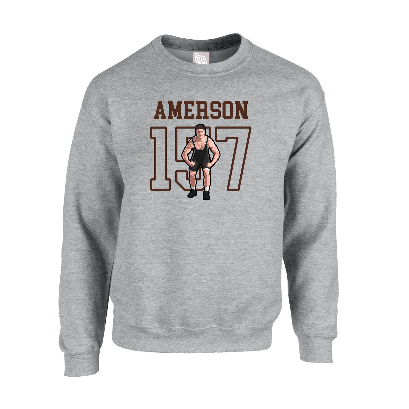 Fleece Crew — Shirsey in Grey