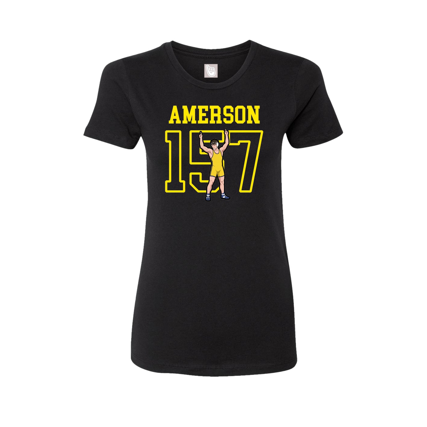 Fitted Women's Tee — Shirsey in Black