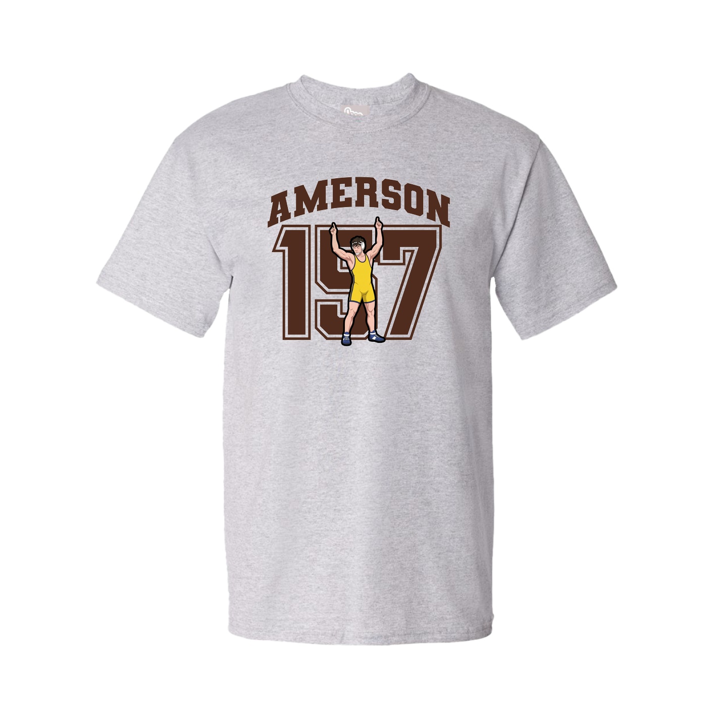 Youth Tee — Number in Grey