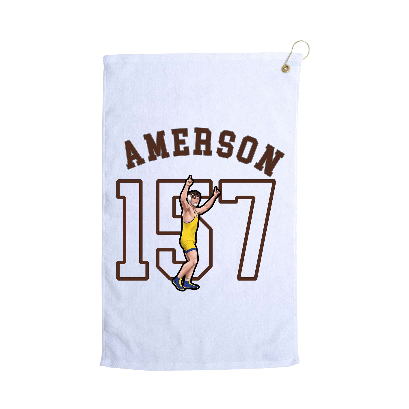Golf Towel — Shirsey Arch in White