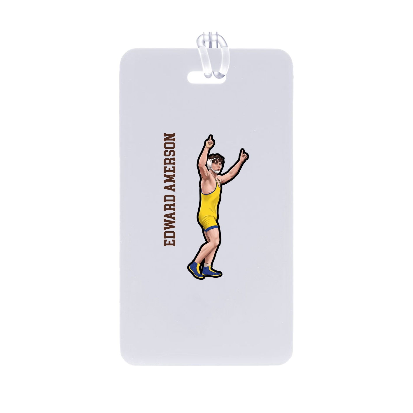 Bag Tag — Name Vertical in Classic