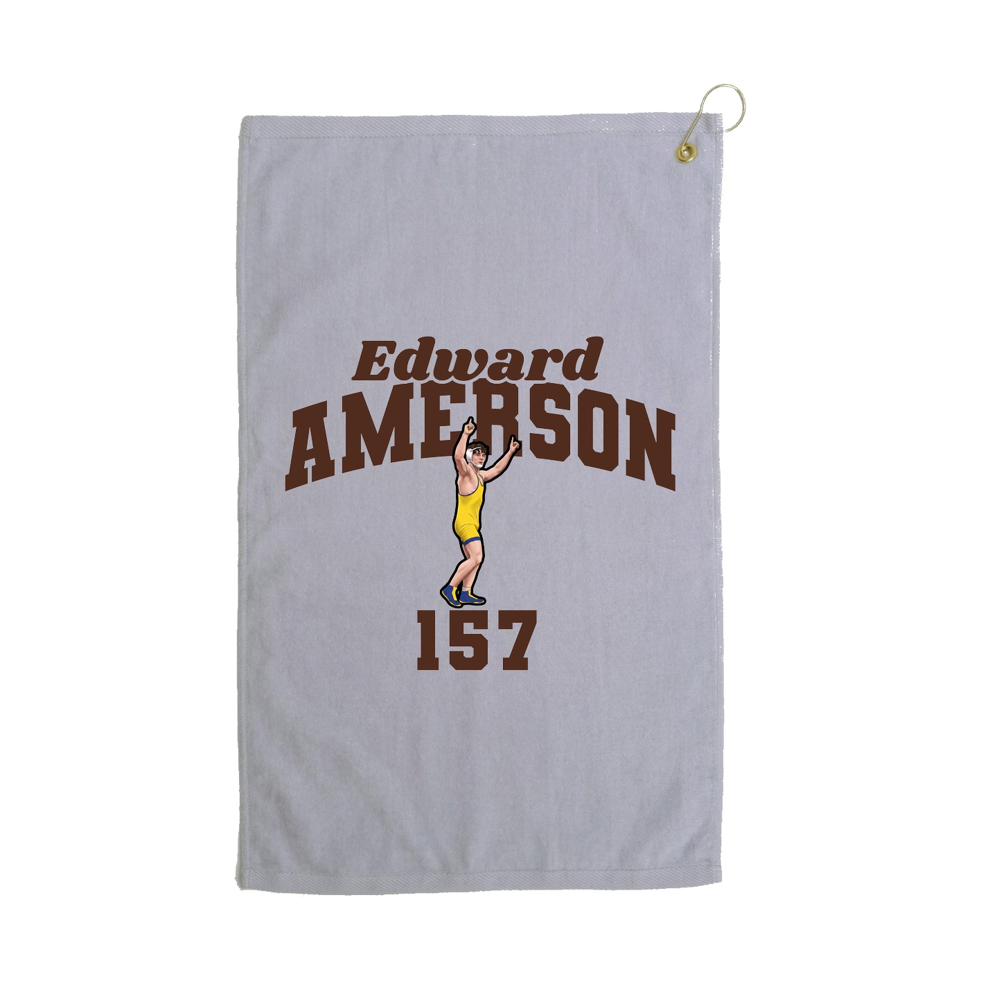 Golf Towel — Signature Arch in Grey