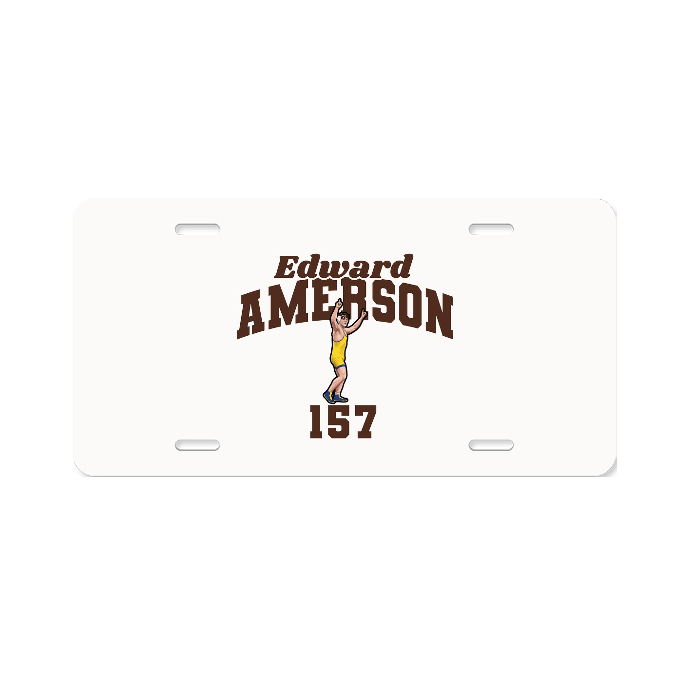 License Plate — Signature Arch in Classic