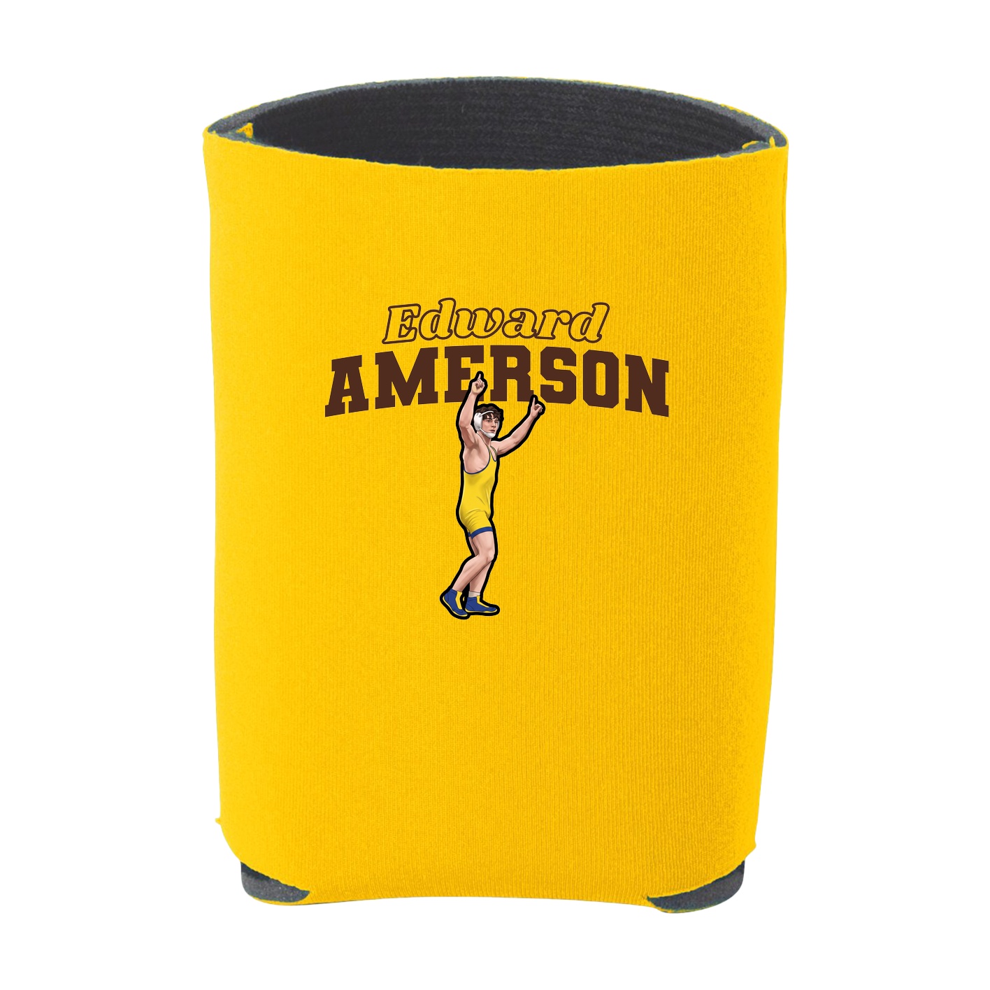 Can Holder — Name Arch in Yellow