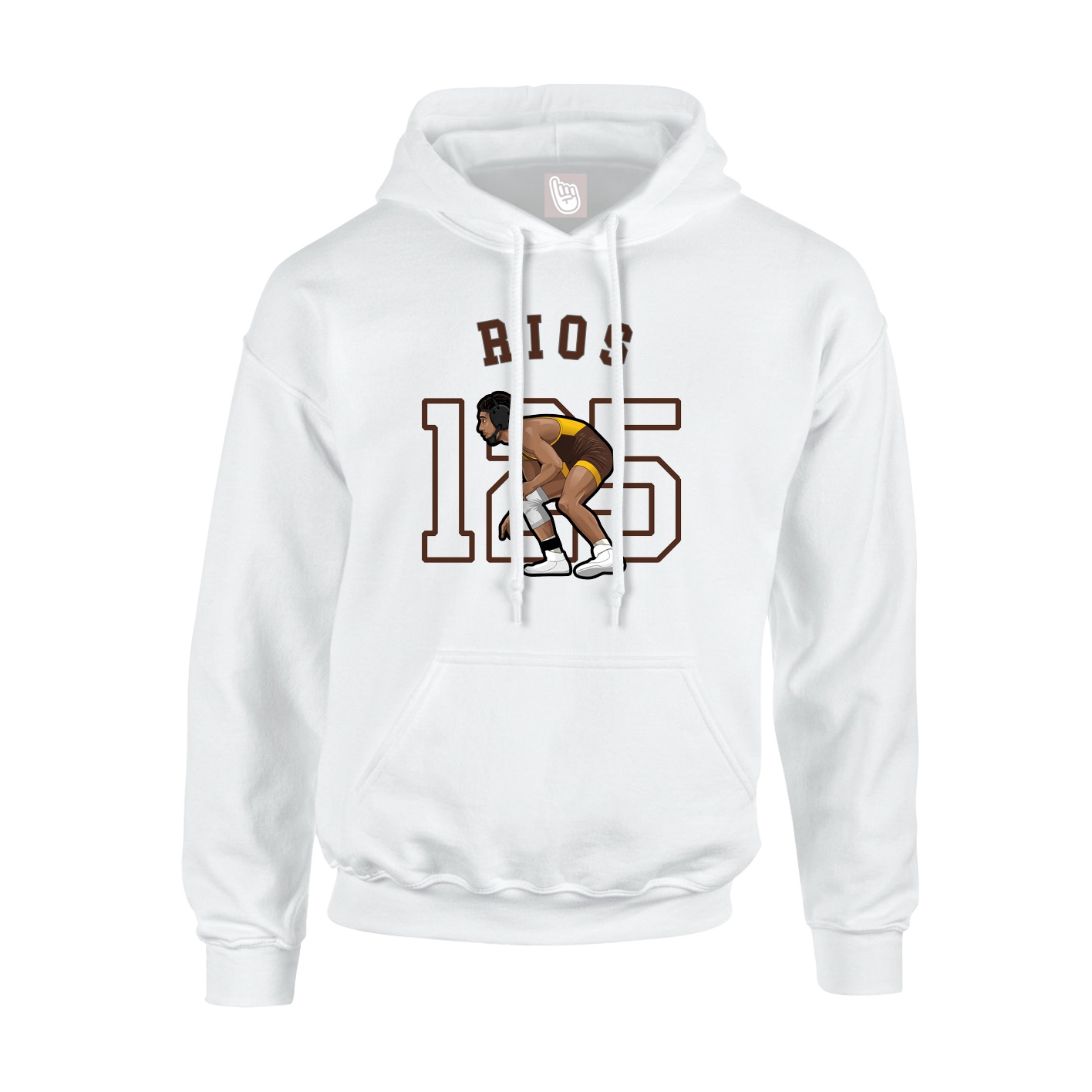 Youth Hoodie — Shirsey Arch in White