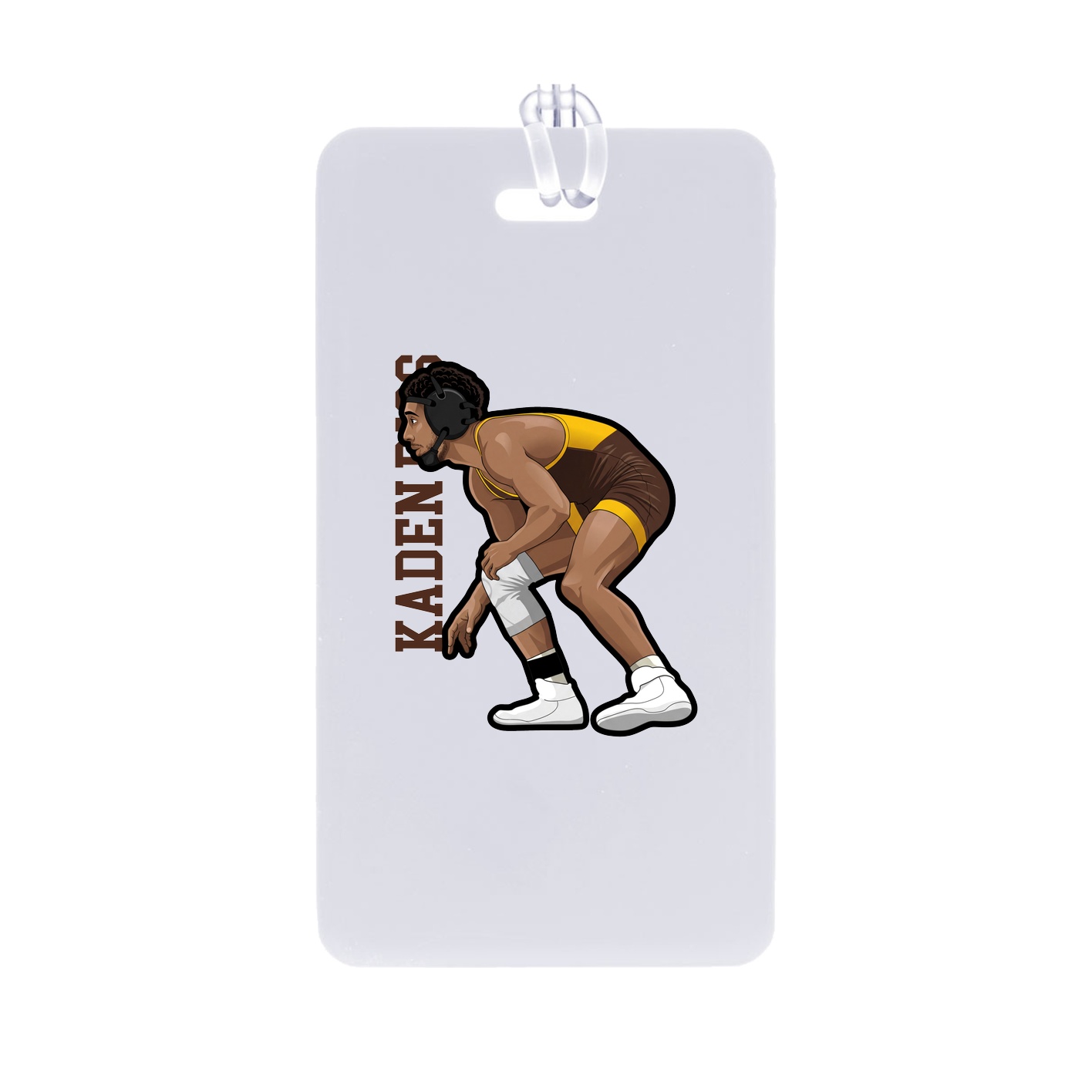 Bag Tag — Name Vertical in Classic
