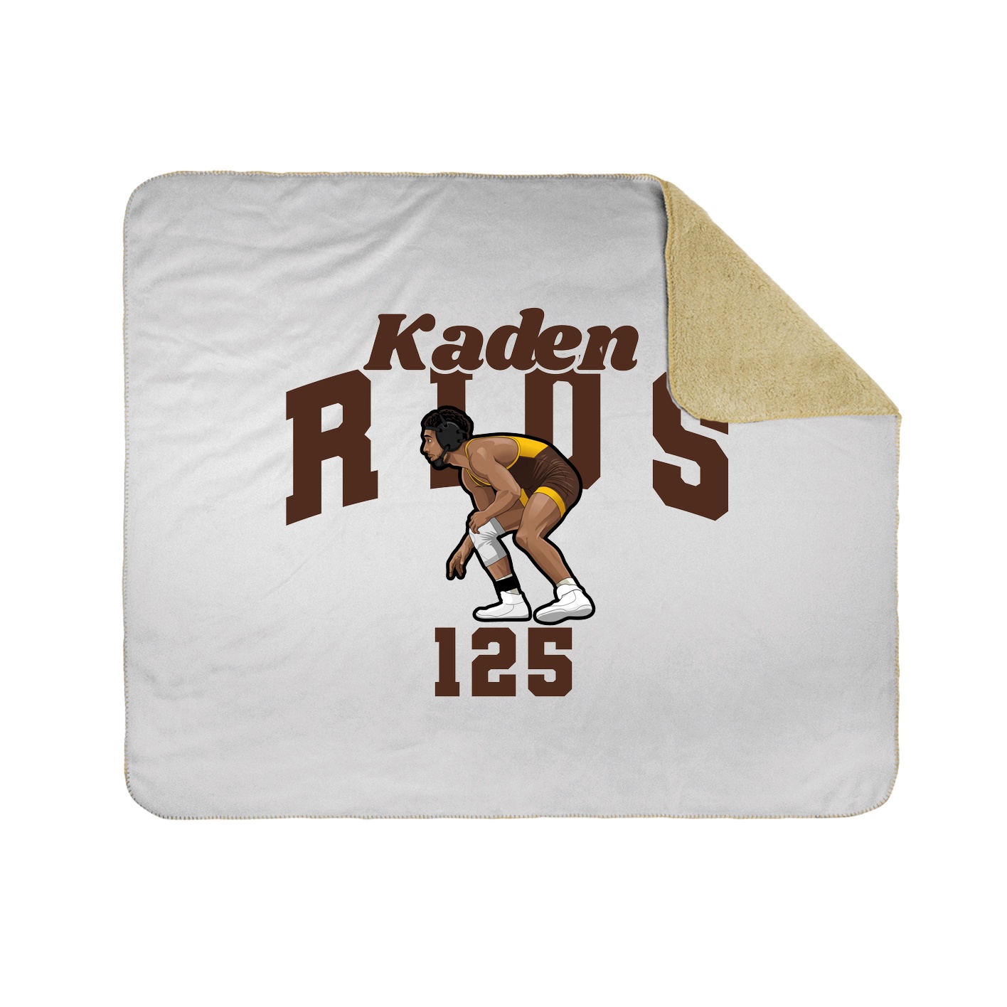 Throw Blanket — Signature Arch in White