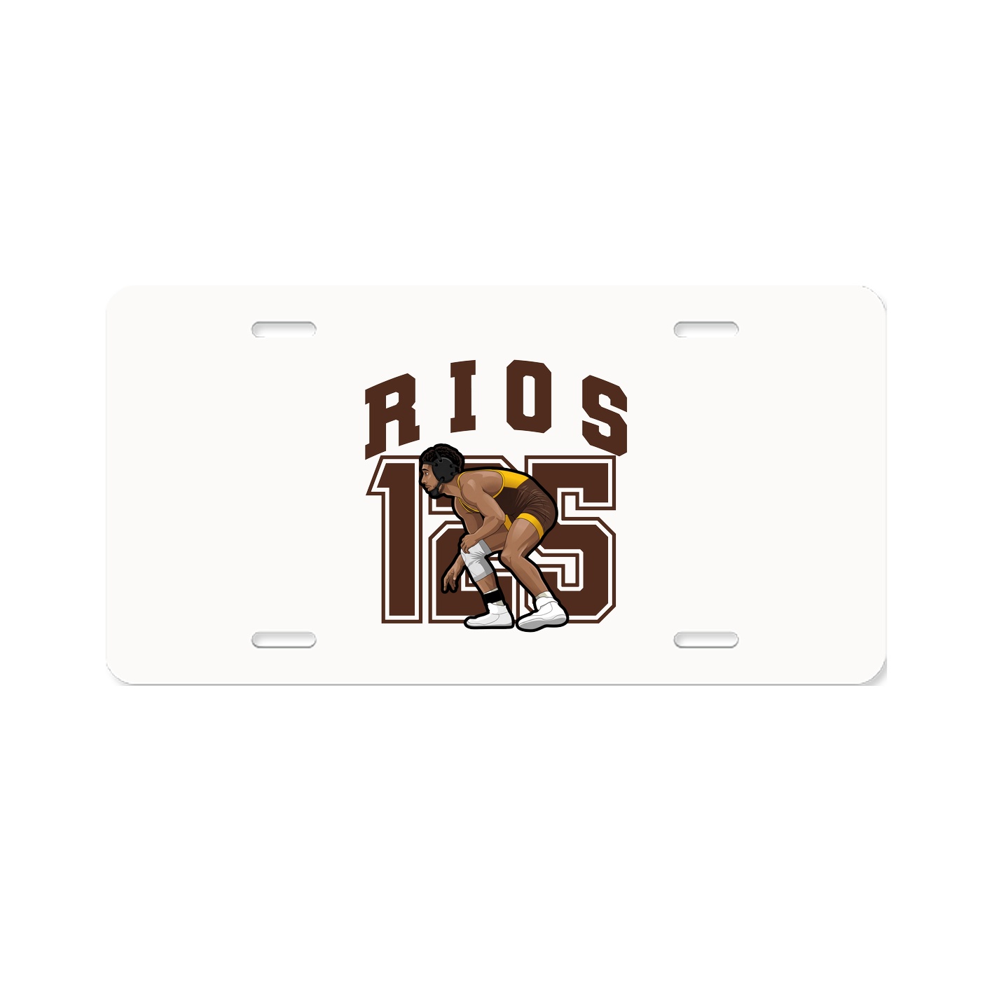 License Plate — Number in Classic