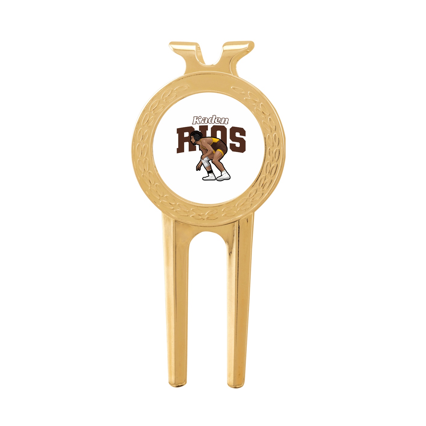 Divot Tool with Ball Marker — Name Arch in Classic