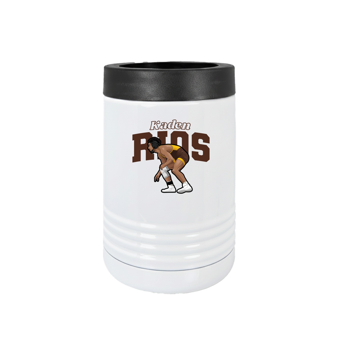 Beverage Holder — Name Arch in White