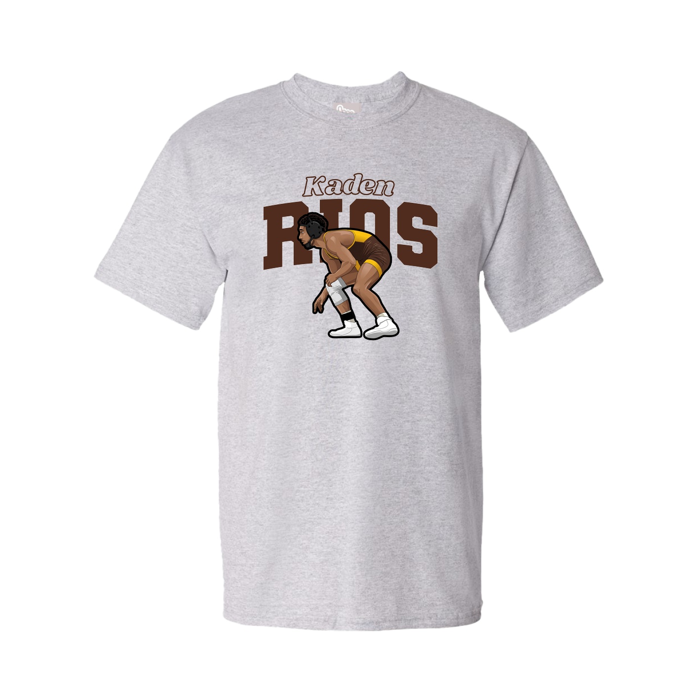 Tee — Name Arch in Grey