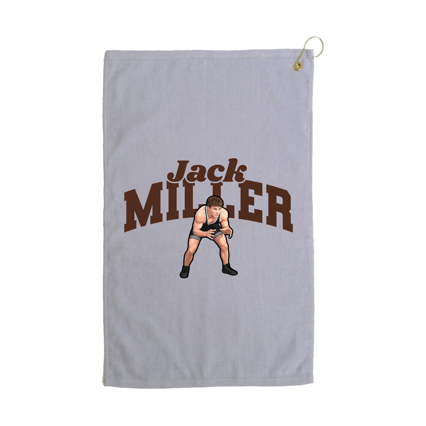 Golf Towel — Signature Arch in Grey