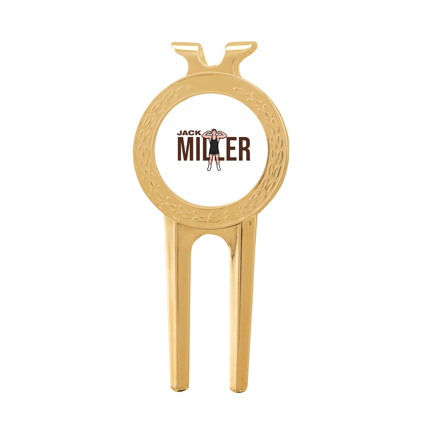 Divot Tool with Ball Marker — Player Name in Classic