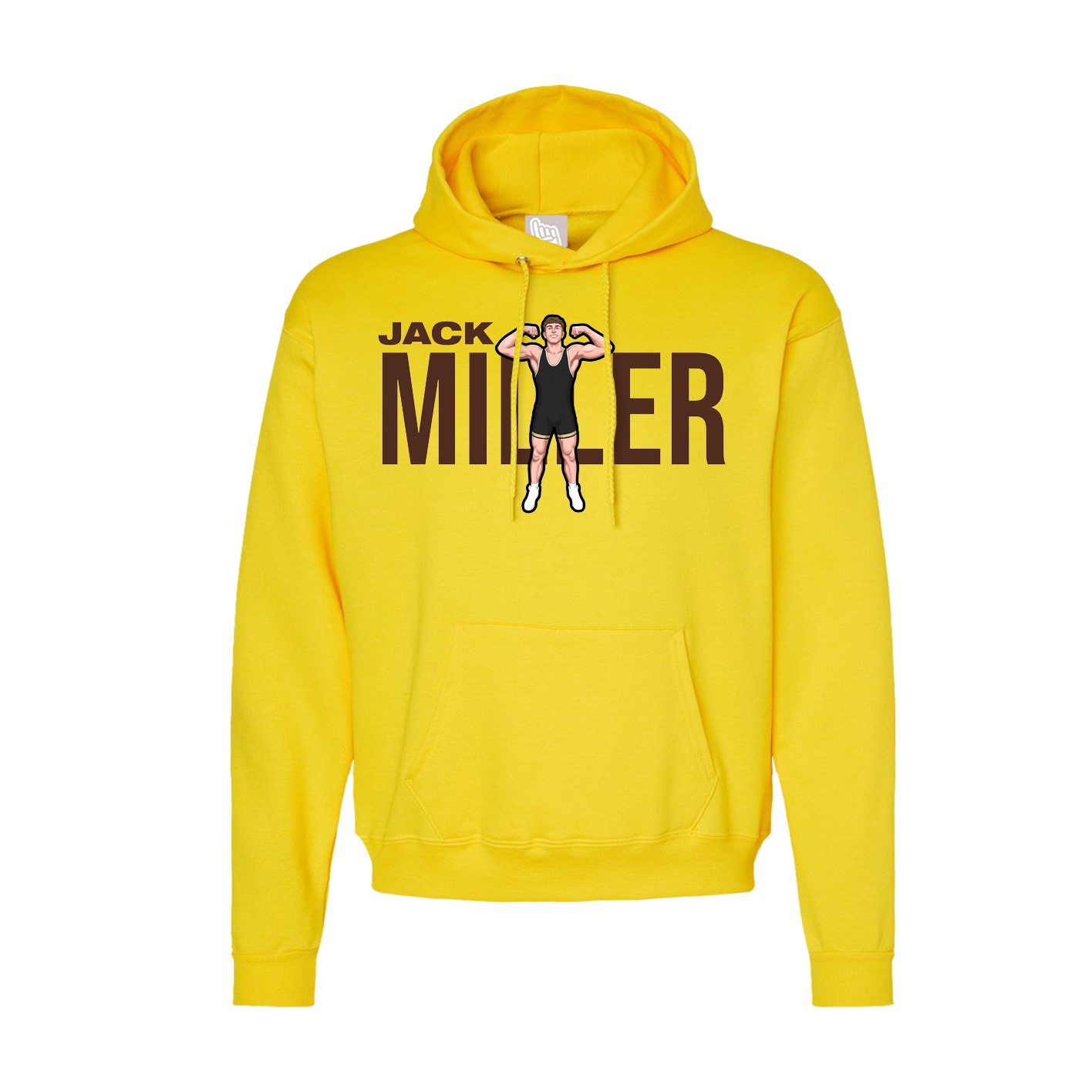 Hoodie — Player Name in Yellow